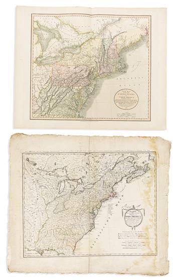 (NORTH AMERICA.) Group of 4 late-eighteenth/early-nineteenth-century engraved maps.